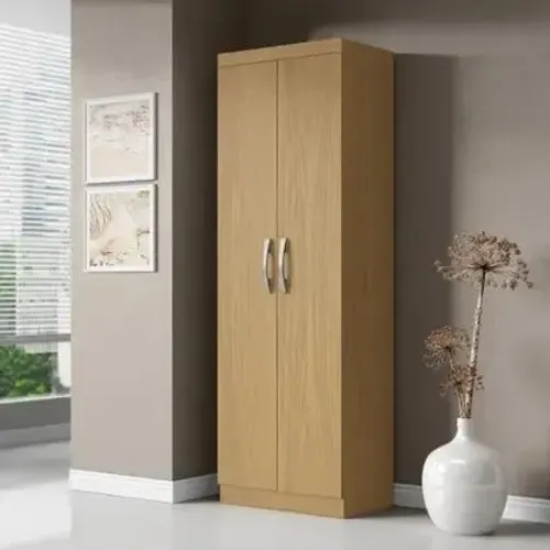 Armário Multiuso 2 Portas cor amadeirado
