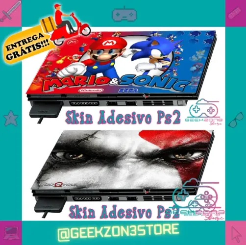 Skin-Para Ps2-playstation2 Adesivo (Entrega Grátis*)