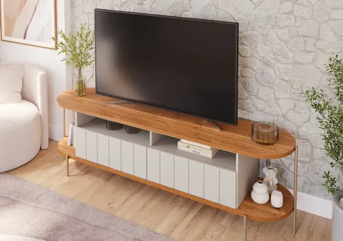 Bancada Mônaco para TV de até 70 Polegadas 100% MDF