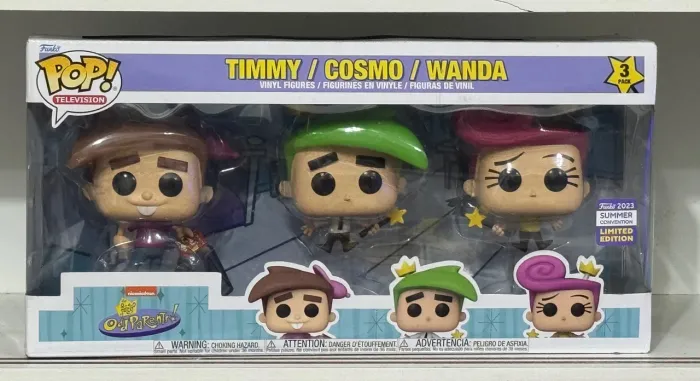 Funko Pop! Timmy Turner, Cosmo e Wanda - The Fairly OddParents