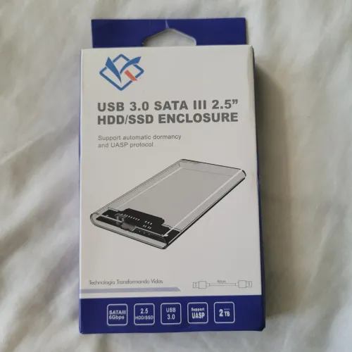 Case HD externo USB 3.0 Novo lacrado