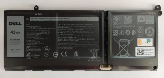 Bateria Dell 3520 Íon Lítio 3 Células A 41 Wh Original