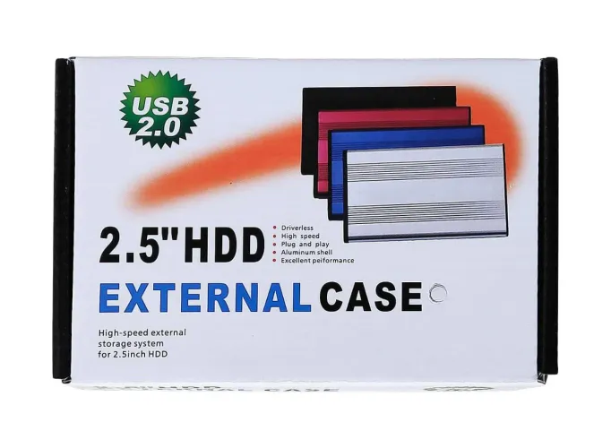 Case Externa Para Hd Notebook Pc Usb 2.0 - Novo