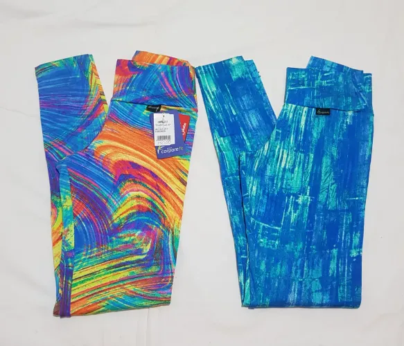 Calças Legging Corpore Fit - Estampas Vibrantes