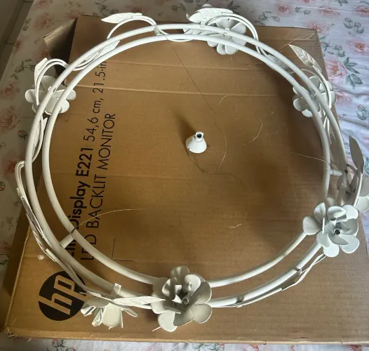 Dossel de teto para mosquiteiro, cor branca 