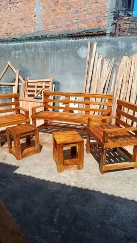 Conjunto de sofá em palete