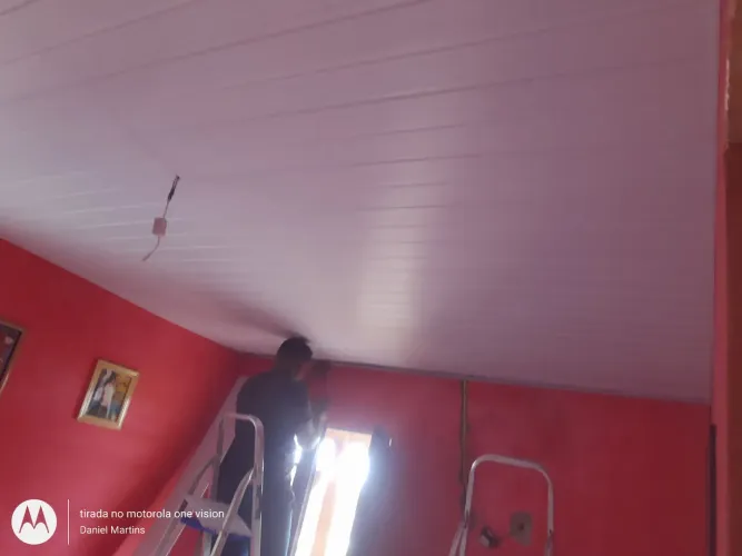 Forro PVC branco para sua casa!