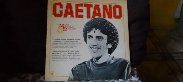 Disco de Vinil - caetano Veloso musica popular brasileira capa dupla
