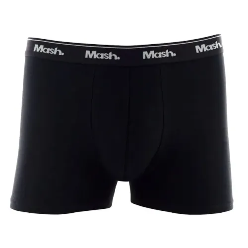 cueca boxer em algodão e elastano mash preto