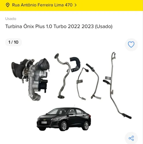 Turbina Ônix Plus 1.0 Turbo 2022/2023