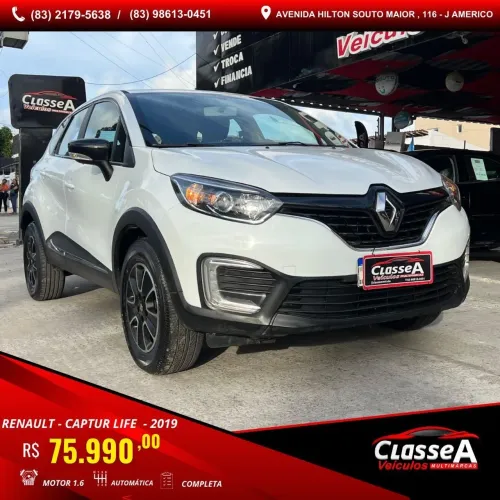 Renault Captur Life 1.6 16V Flex 5P Aut. 2019