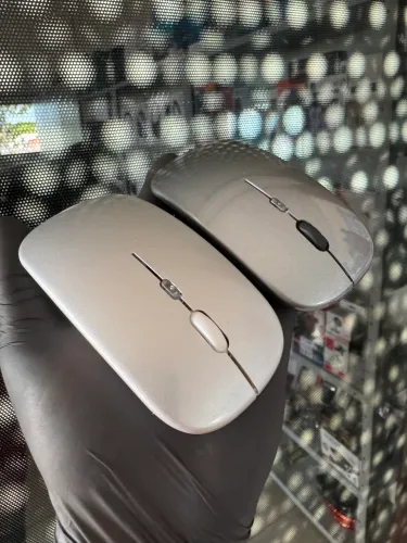 Mouse sem fio bluetooth recarregável silencioso 