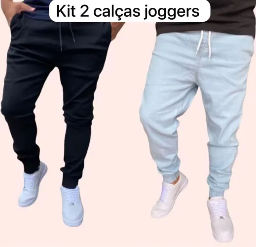 Kit de calças joggers 