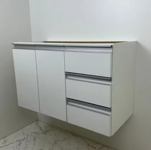 Armario banheiro branco