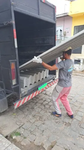 Telhas de Fibrocimento - impermeabilizada Novas fazemos entrega grátis só ligar *