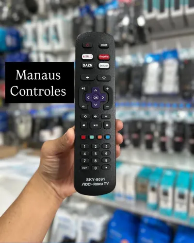 Controle para Tv AOC Roku
