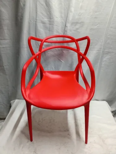 Cadeira Fixa Design Allegra Vermelha