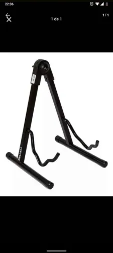Suporte para guitarra - Preto