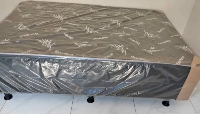Cama Box Casal com  acoplada  de 05 cm