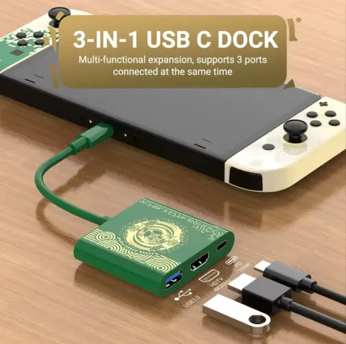 Dock portátil para Nintendo Switch edição Zelda
