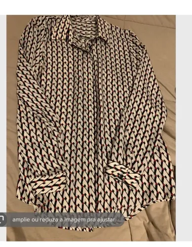Camisa estampada feminina