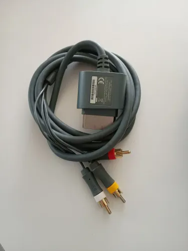 Cabo Adaptador AV/RCA para Xbox 360 ORIGINAL