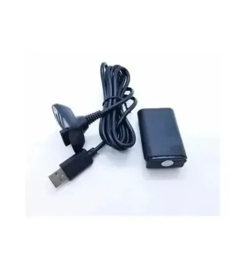 Bateria para Manete Xbox 360 + Cabo Manete Xbox 360