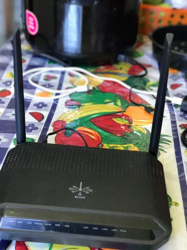 Roteador Wi-Fi de Alta Performance com Duas Antenas - Modelo Brasil