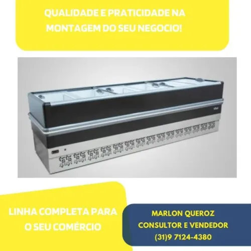 Ilha de Congelados 3M Nova 934 Litros Polar
