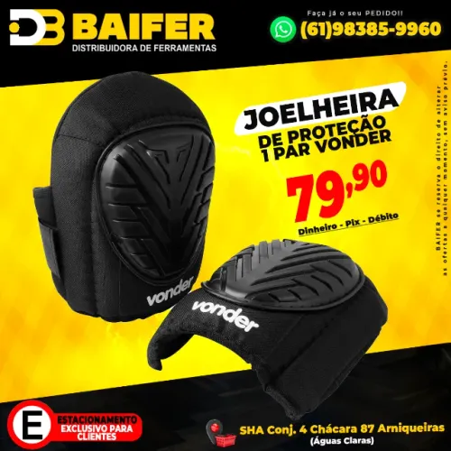 Joelheira de Proteção 1 Par Vonder