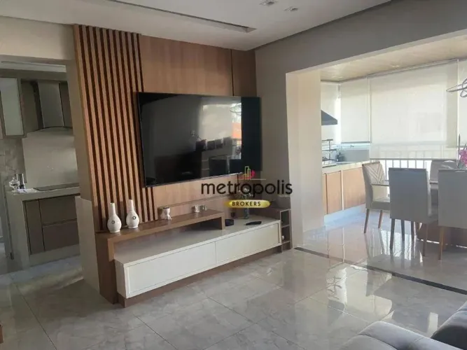 Apartamento com 3 dormitórios à venda, 103 m² por R$ 1.330.000,00 - Centro - Santo André/S