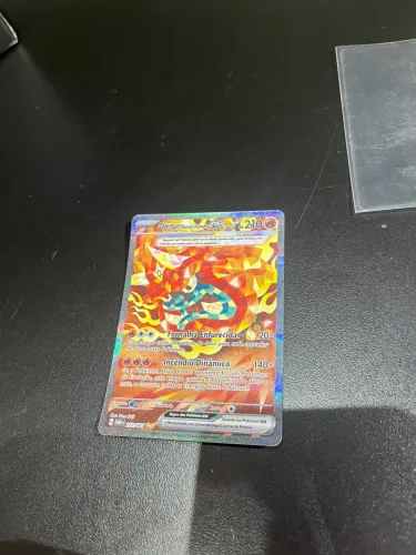 Card pokemon ogerpon mascara fornalha ex 212/167