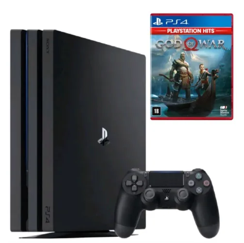 PS4 PRO 1TB + Garantia + Jogo. Temos LOJA FÍSICA! Adquira já o seu Game!