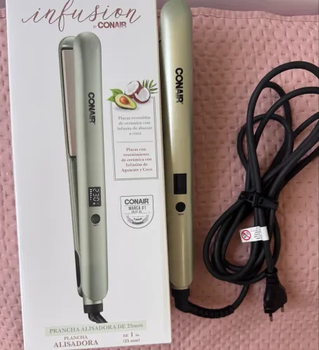Prancha Infusion Conair Abacate e Coco