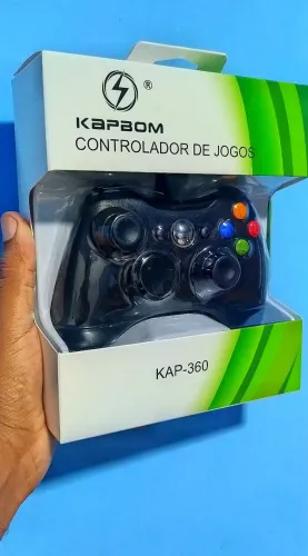Controle para xbox 360 com fio, serve pra pc