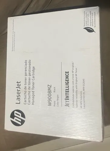 TONER HP LASERJET W9008-WZ COR PRETO 170,00 pra retirar