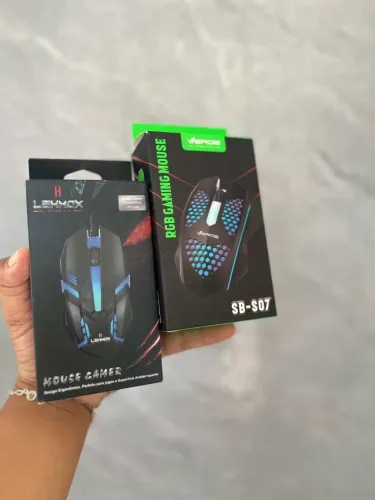 Mouse com RGB USB - ENTREGA A DOMICÍLIO 
