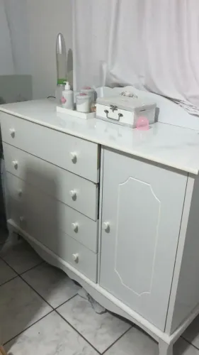 Cômoda branca Canaa em bom estado