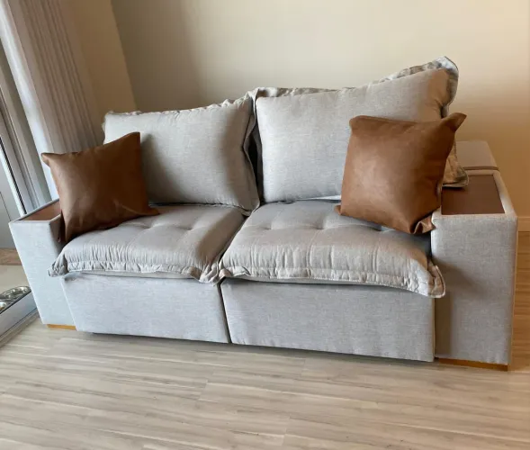 SUPER ESTOFADO 2.10 MOLAS ENSACADAS COM DETALHES LINHO FINÍSSIMO VÁRIOS TAMANHOS