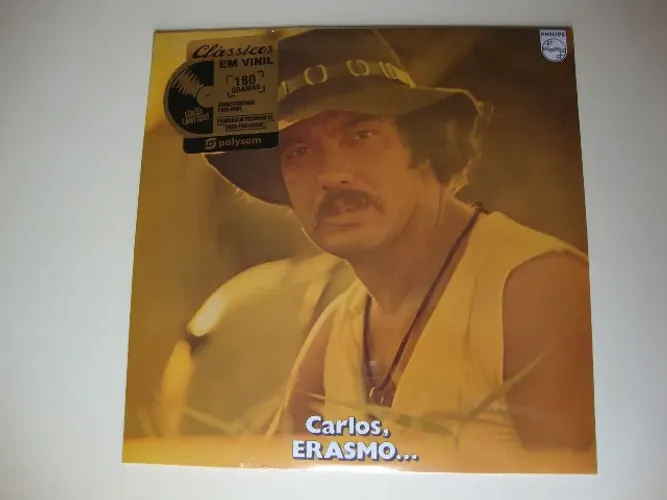 LP - Vinil - Erasmo Carlos - Carlos, Erasmo - Lacrado, Novo (envio pela OLX)