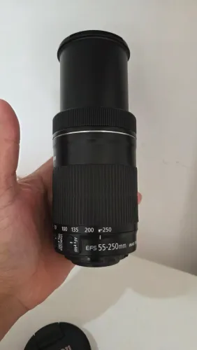 Lente canon 55 250mm STM