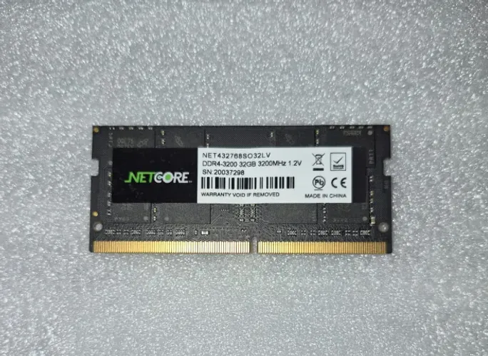 Memória Ram Sodimm Ddr4 32gb 3200mhz Netcore Para Notebook