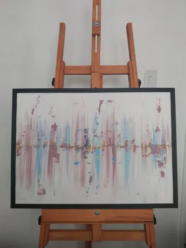Quadro pintado à mão 70cm×50cm. Novo.
