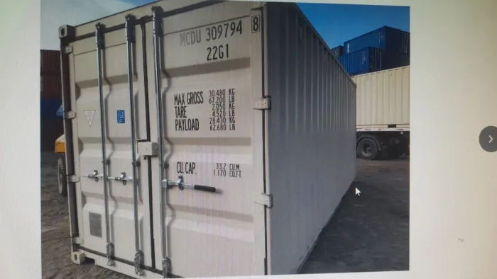 Container Marítimo 20 pés One way 2026 zero 