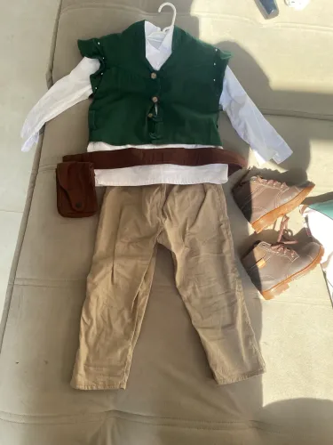 Fantasia Flynn Ryder ( Enrolados da Disney) tamanho 2 anos + bota