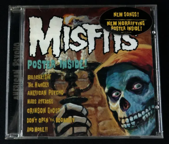 Cd Misfits - American Psycho Importado Geffen 1997 + Bootleg Live Punk