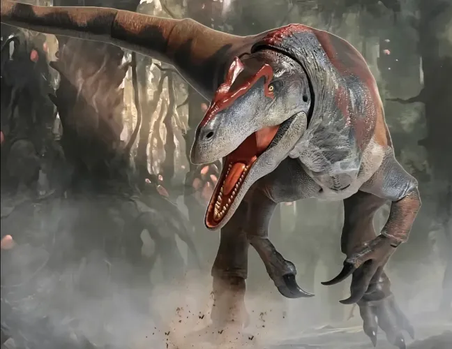 Jurassic World Beasts of the Mesozoic Alossauro 1/18 lacrado Hammond Collection