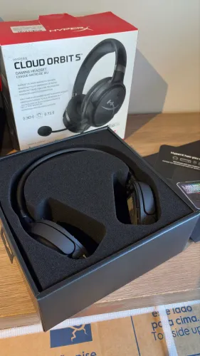 Headset HyperX Cloud Orbit S NOVO DE FÁBRICA (APENAS CARCAÇA E ACESSÓRIOS)