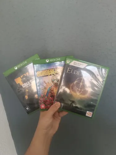 3 jogos Elden ring, borderlands 3, call of duty 3 280 reais com frete grátis