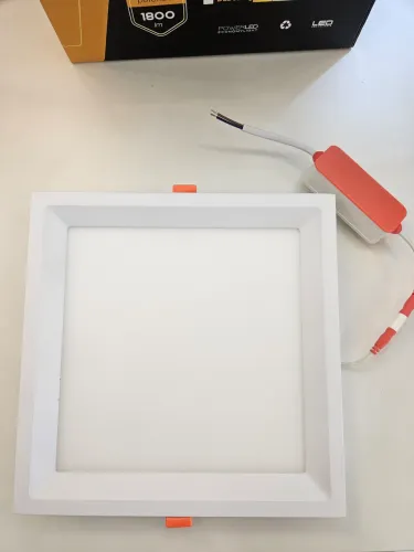 Luminaria Embutir 24W 4000K branca 